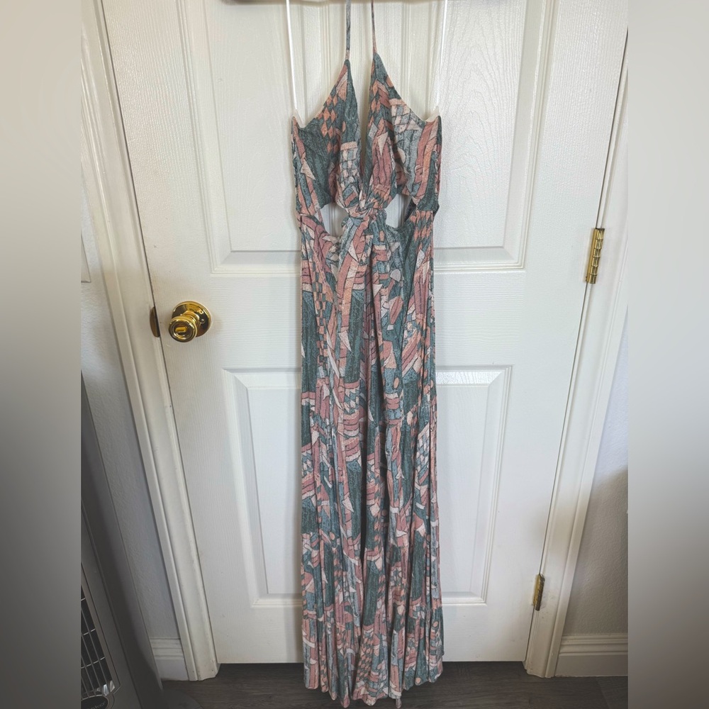 Blue B collection maxi sun dress medium boutique